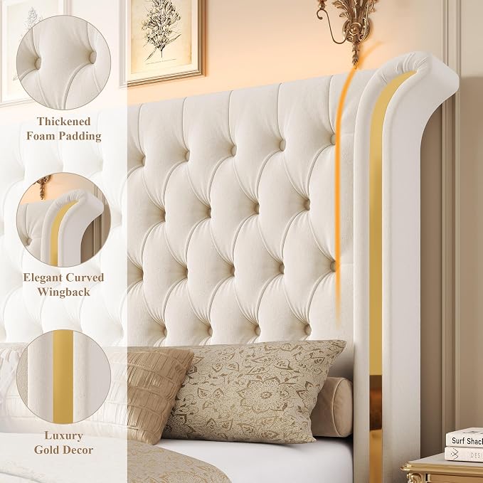 Keyluv Queen Smart LED Bed Frame - Image 5