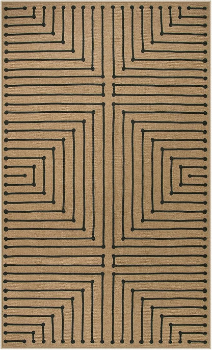 Lahome Neutral 3x5 Outdoor Rug - Image 7