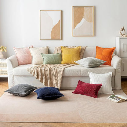 MIULEE Fall Orange Decorative Throw Pillow Covers - Image 5