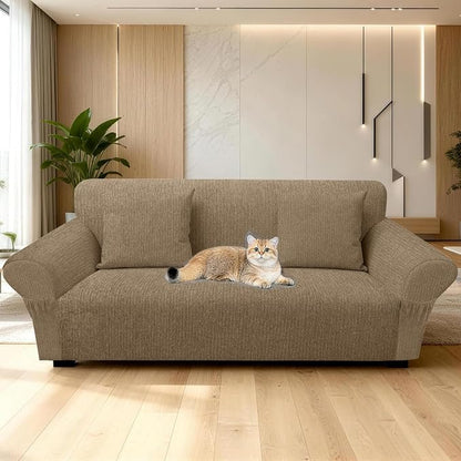 Loveseat Slipcover with 2 Pillow Cover - Image 7