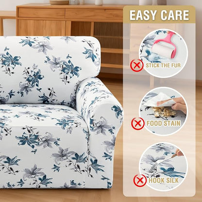 H.VERSAILTEX Floral Pattern Couch Covers - Image 8