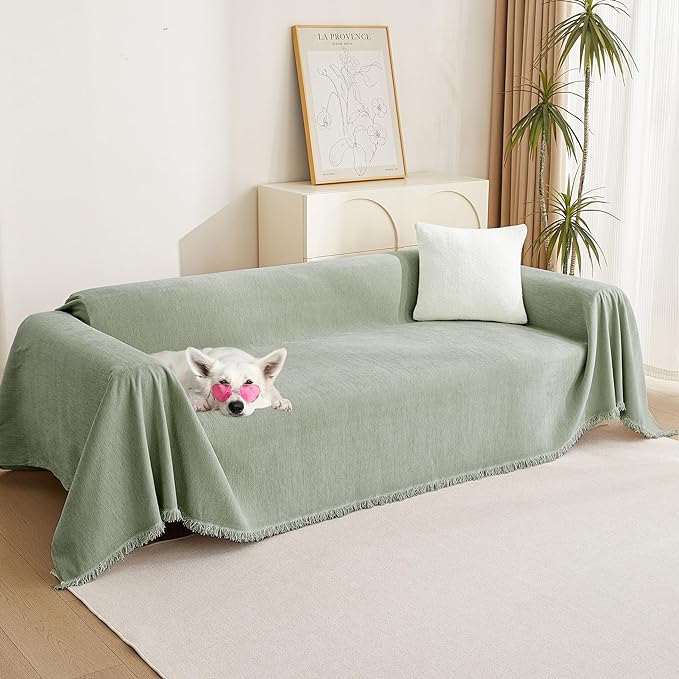 MYSKY HOME Couch Cover L Shape, Sectional Couch Covers, Couch Cover Blanket by MYSKYHOME