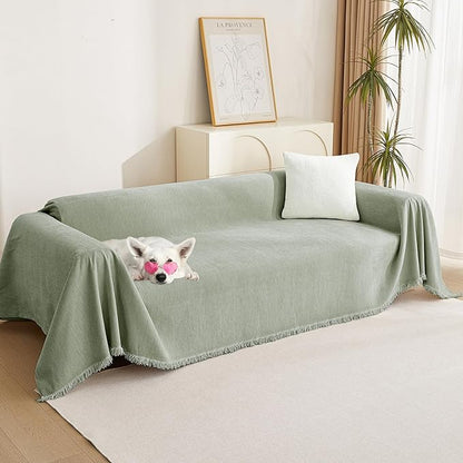 MYSKY HOME Couch Cover L Shape, Sectional Couch Covers, Couch Cover Blanket by MYSKYHOME