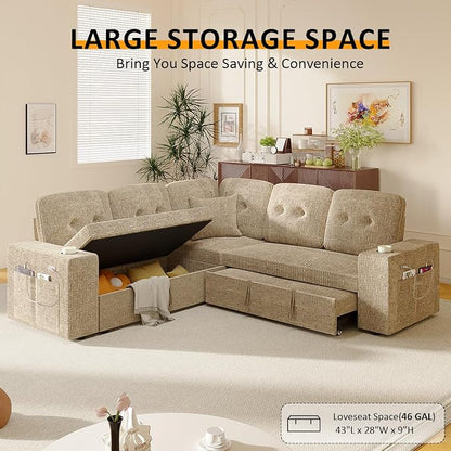 Modular Sectional Sleeper Sofa - Image 6