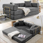 HANXIN Convertible Sleeper Sofa Bed, 78 Inch Folding Floor Mattress Couch by HANXIN