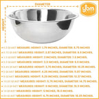Ybmhome Heavy Duty Deep Quality Stainless Steel Mixing Bowl for Mixing Serving Cooking and Baking 1177 (13 Quart)