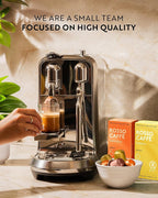 ROSSO CAFFÈ 120 Espresso Coffee Pods for Nespresso Original Machines - Value Pack of Premium Flavored Capsules, 3 Rich and Balanced Desert Coffees (Vanilla, Crème Brulee, Caramel)