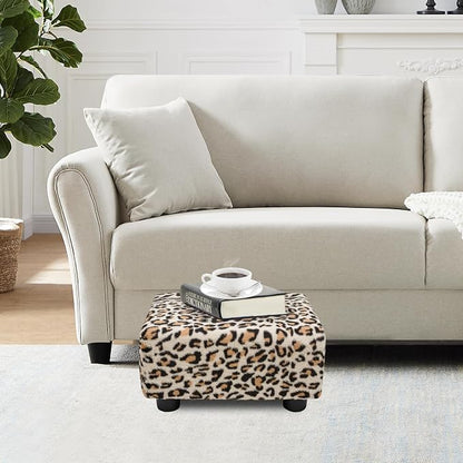CAROLMADE Small Foot Stool Ottoman Footstool - Image 2