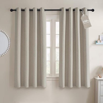 NICETOWN 100% Blackout Curtains 63 inches Long by NICETOWN