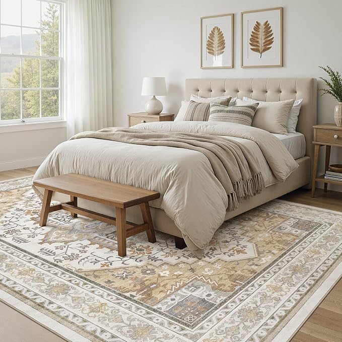 UERMEI 8x10 Area Rug for Living Room - Image 4