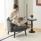 VINGLI 30.3" Wide Modern Barrel Accent Armchair by VINGLI