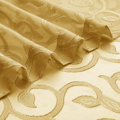 Furman Gold Sheer Curtains 63 inch Length - Image 7