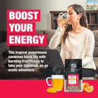 Tiesta Tea - Black Thai Tropical, Loose Leaf, Mango Citrus Black Tea, Premium Blend, Caffeinated, Make Hot or Iced Brews Up to 200 Cups, 16 Ounce Resealable Bulk Pouch