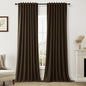 100% Blackout Curtains 120 Inch Length 2 Panels Set by Guken