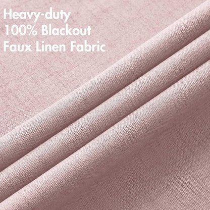 MIULEE 100% Blackout Linen Curtains - Image 5