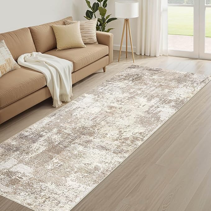 LOONGRUG Runner Rug 2x10 Washable Non-Slip Kitchen Neutral Modern Rug | - Image 7