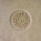 Wood Cookie Stamp, 2.5 Inch (Blooming Chrysanthemum CS-010)