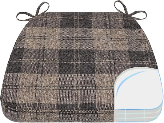 AAAAAcessories D-Shaped Chair Cushions, Machine-Washable Cover by AAAAAcessories