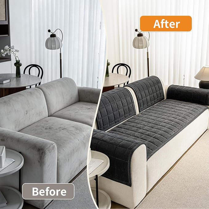 Couch Covers for Dogs Washable, 27.6"x70.9" Non Slip Couch Covers for Loveseat - Image 5