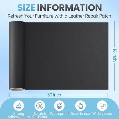 Leather Repair Patch Tape Kit, Vinyl Leather Repair Kit - Image 2