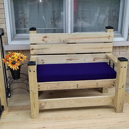 Patio Bench/Swing Cushion Cover, Patio Cushion Seat Slicovers - Image 4