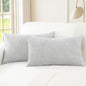 CaliTime Decorative Throw Pillow Covers 26 X 16 Inches Moonbeam Gray | Pack of 2 by CaliTime