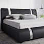 SHA CERLIN Modern Faux Leather Queen Bed Frame by SHACERLIN