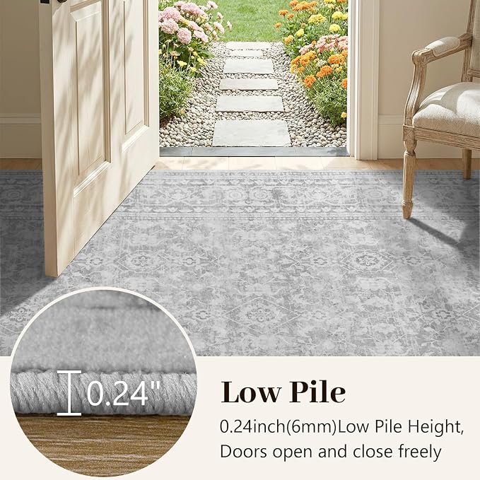 6x9 Ft Large Area Rugs for Living Room, Soft Non-Slip Machine Washable Rug - Image 5