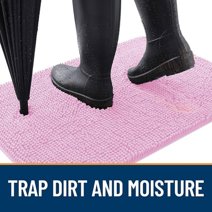 OLANLY Dog Door Mat for Muddy Paws 59x35, Super Absorbent Chenille Mud Mat | - Image 2
