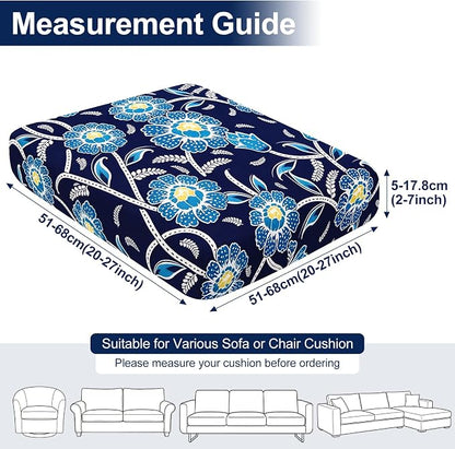 Smiry Waterproof Patio Cushion Covers, Stretch Outdoor Furniture Covers | Couch - Image 6
