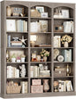 FACBOTALL 71" Triple Wide Bookshelf, 6 Tier Tall Bookshelf, Large Bookcase by FACBOTALL