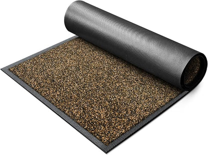 Super Absorbent Front Door Mat, Non-Slip Washable Indoor Doormats, Low Profile by Mibao