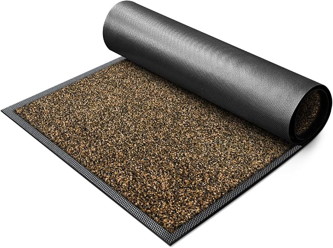 Super Absorbent Front Door Mat, 29.5" x 17", Non-Slip Washable Indoor Doormats by Mibao