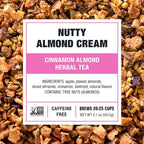 Tiesta Tea - Nutty Almond Cream, Premium Loose Leaf, Cinnamon Almond Herbal Tea Blend, Non-Caffeinated, Make Hot or Iced & Brews Up to 25 Cups, 2.1 Ounce Resealable Pouch
