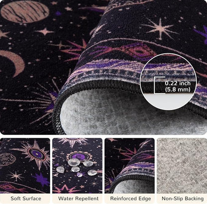 Vacuum-Friendly, 10x14 Washable Area Rug - Image 2