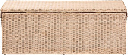 Bali & pari Damita Scallop Natural Rattan Chest - Image 6