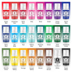 Gel Food Coloring - Herbeklab 24 Colors x 0.7 oz Concentrated Gel Based Food Dye Vibrant Icing Colors Neon Food Color for Baking Cake Decorating Cookies