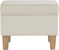 HomePop Home Decor | Upholstered Modern Rectangular Storage Ottoman | Hinged by HomePop