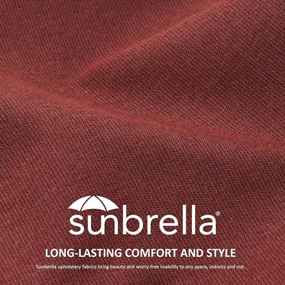 Unimatta Sunbrella Outdoor High Back Chair Cushion Seat Pads, 44 x 21 Inch - Image 2