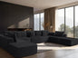 168" Cloud Sectional Couch, Comfort U Shaped Sofa by VYUXWO