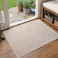2x3 Oatmeal/White Area Rug Washable Non-Slip Soft by Unknown