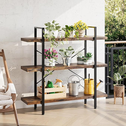 OtterOasis Heavy Duty 3-Tier Industrial Bookcase, 120lbs Shelf Capacity - Image 5