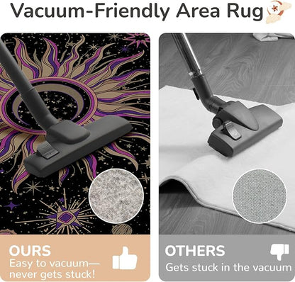 Vacuum-Friendly, 10x14 Washable Area Rug - Image 3