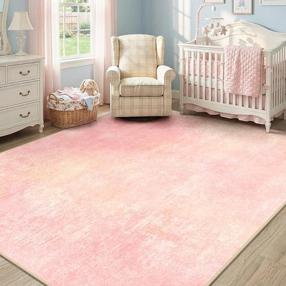 RELEANY Washable 8'x10' Abstract Area Rug - Image 2