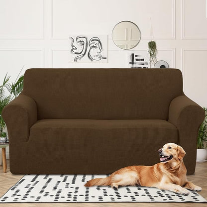 U-NICE HOME Oversized Stretch Loveseat Couch Cover, 1-Piece Sofa cover - Image 2