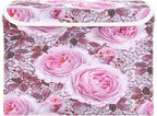susiyo Beautiful Delicate Pink Roses fabric storage baskets with lids,Collapsible Storage Boxes,Foldable storage boxes with handles for Home,Office,Closet Organization