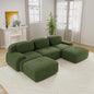 Boneless Sectional Couch, No Assembly Required, 117.3” U Shaped Modular Cloud by ModonChicSofasCouches