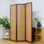 3 Panel Bamboo Room Divider Screen, 5.6 FT Tall Bamboo Divider Folding Panel by PawlaBay