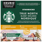 True North Blend Blonde Roast Coffee, K-cup Pods, 10 count, 120g/4 oz. Box (Imported from Canada)