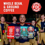 Fire Department Coffee - Gives Back to Firefighters - Skull Crushing Espresso Coffee Beans - Full-Bodied & Bold - Roasted in the USA - Premium Espresso Beans - Veteran Owned (12 oz, Pack of 2)
